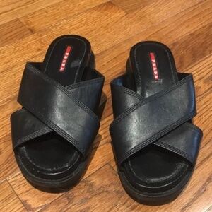 Platform Prada Slides
